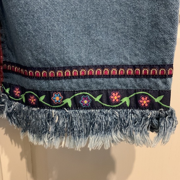 ✋B.U.M Equipment Vintage Girls Skirt 6 6X Rodeo Western - Picture 5 of 11